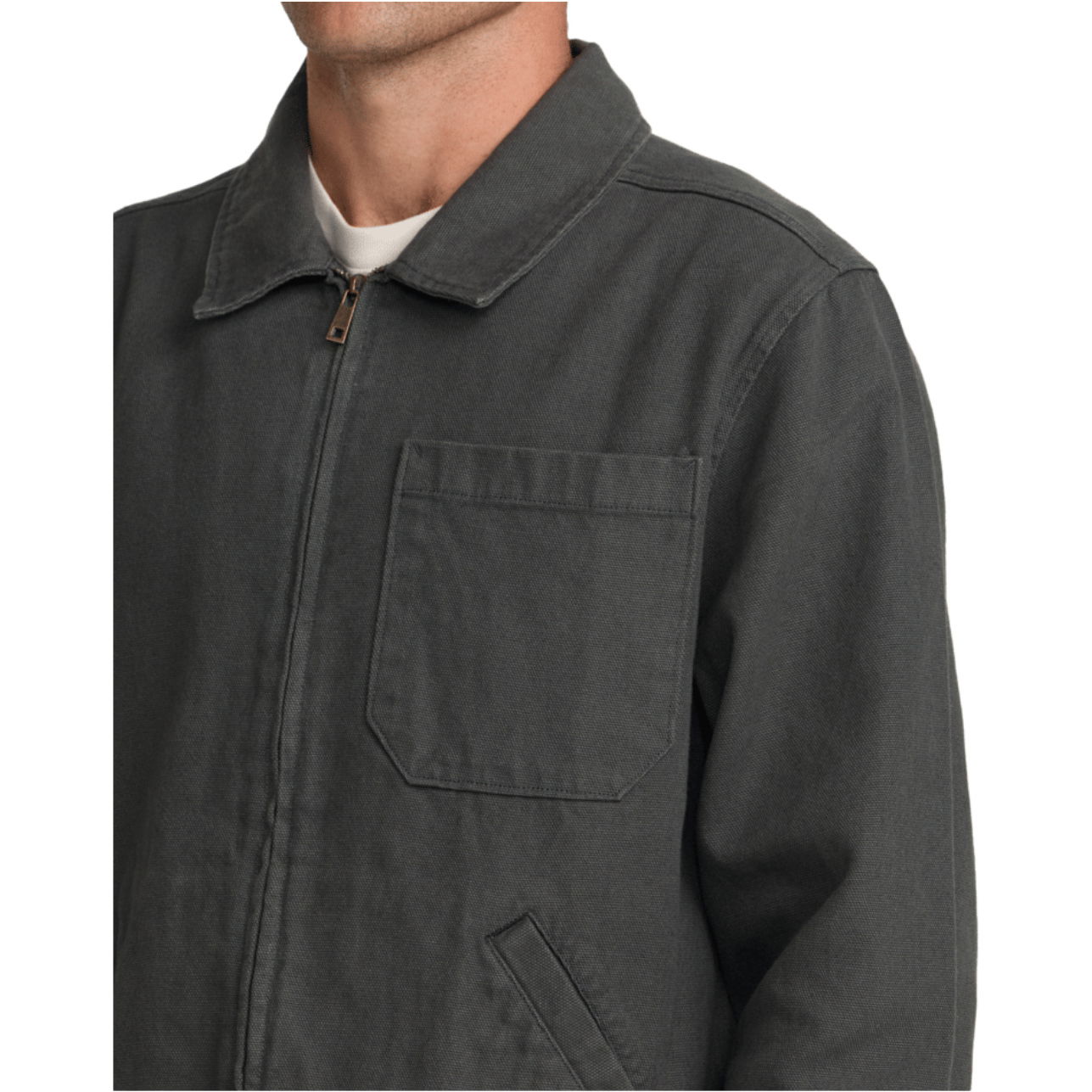 2026 RVCA Mens Dayshift 2 Jacket 23A153502 - Washed Black